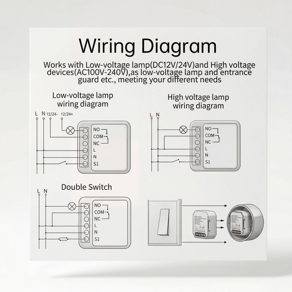 CL-1DM Intelligent Switch Module 1-way white