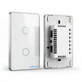 CL-02G Smart Touch Wall Switch 2-Gang (Groove)