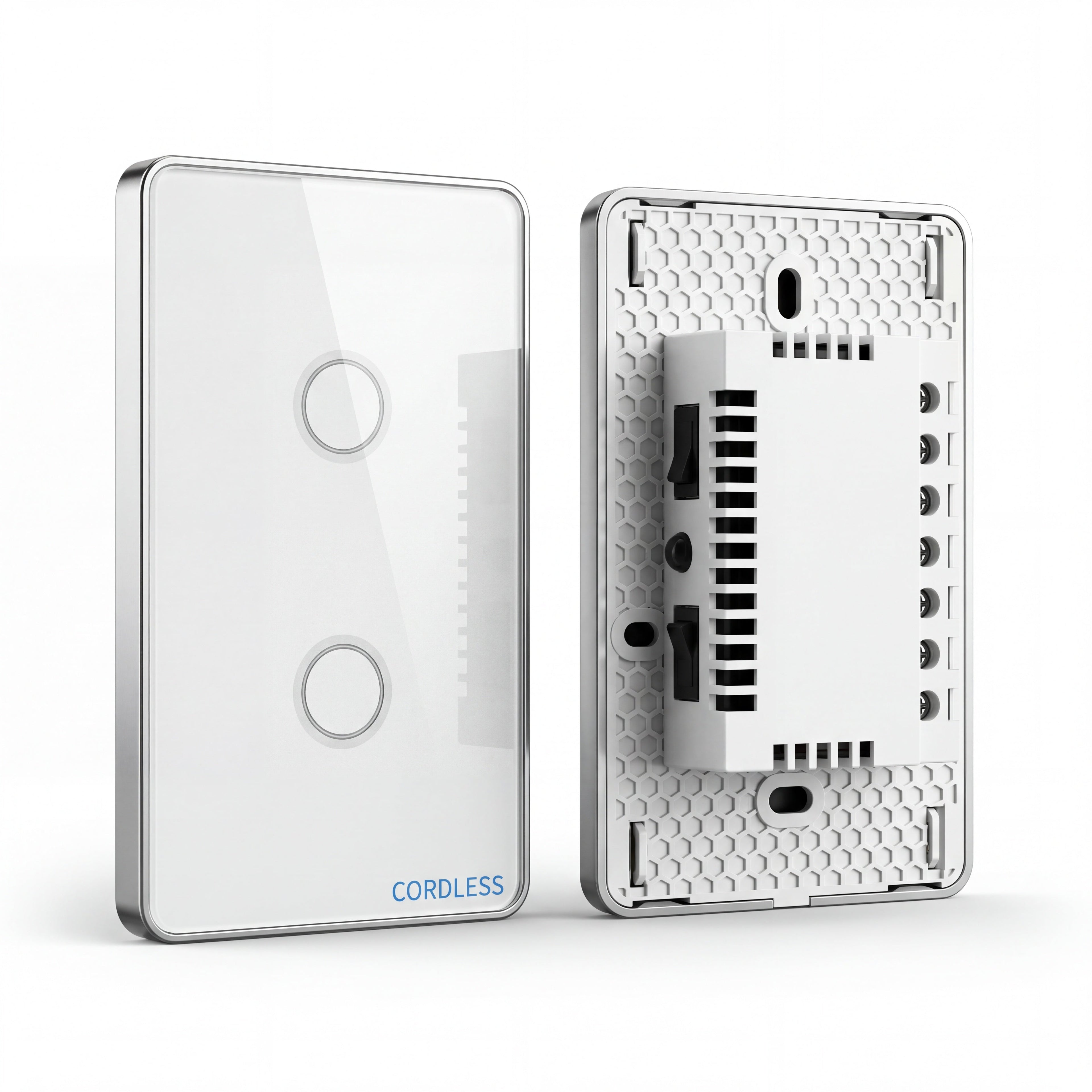 CL-02G Smart Touch Wall Switch 2-Gang (Groove)