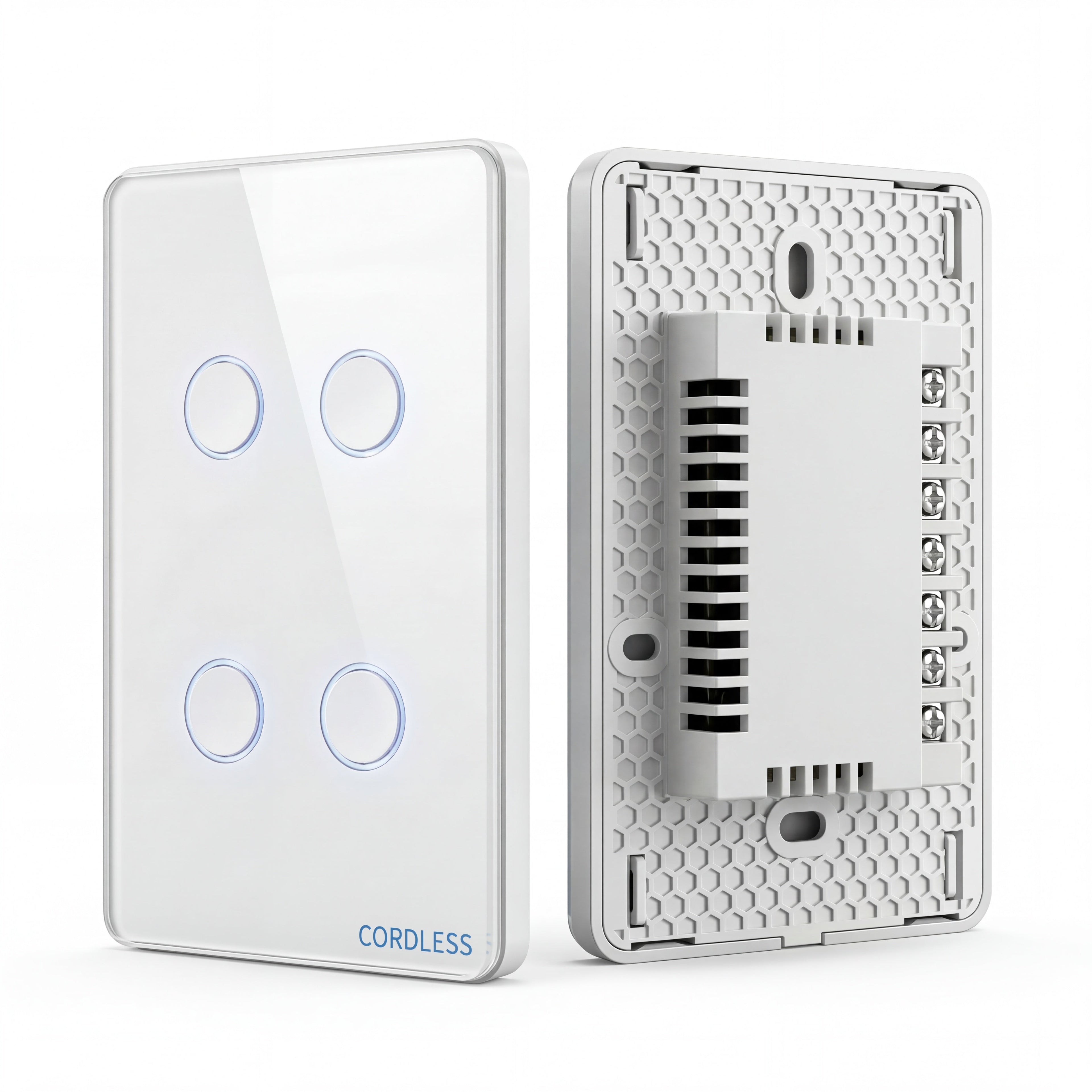 CL-04G Smart Touch Wall Switch 4-Gang (Groove)